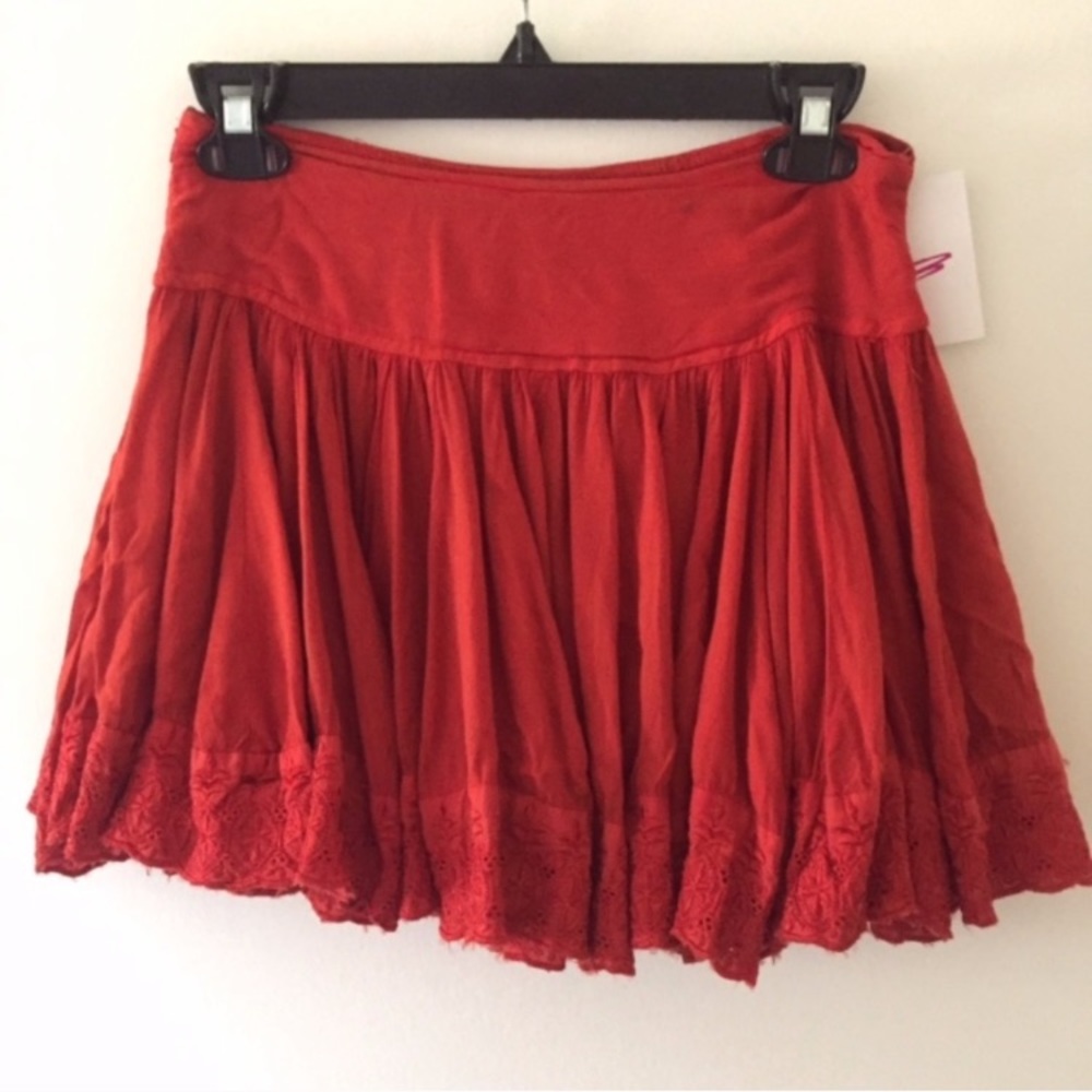 Rust colored skirt